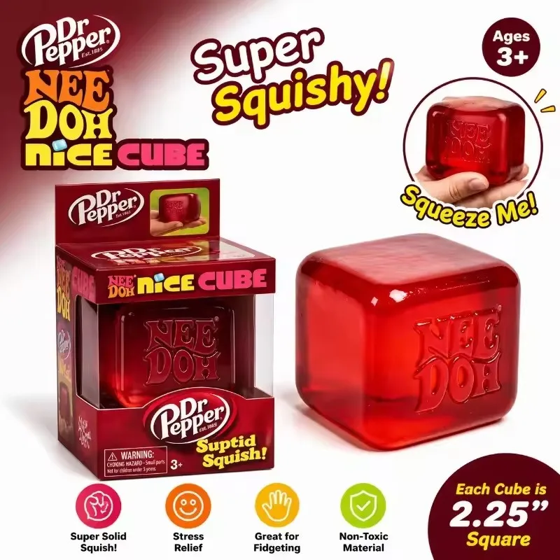 Dr Pepper X NeeDoh Nice Cube S - огляд і ціна Fidget Cube Original