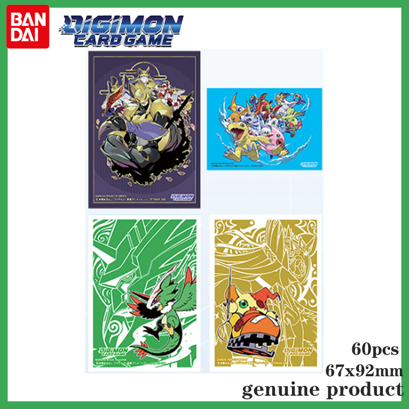Digimon Card Sleeves 60pcs Set - огляд і ціна Card Penny Sleeve