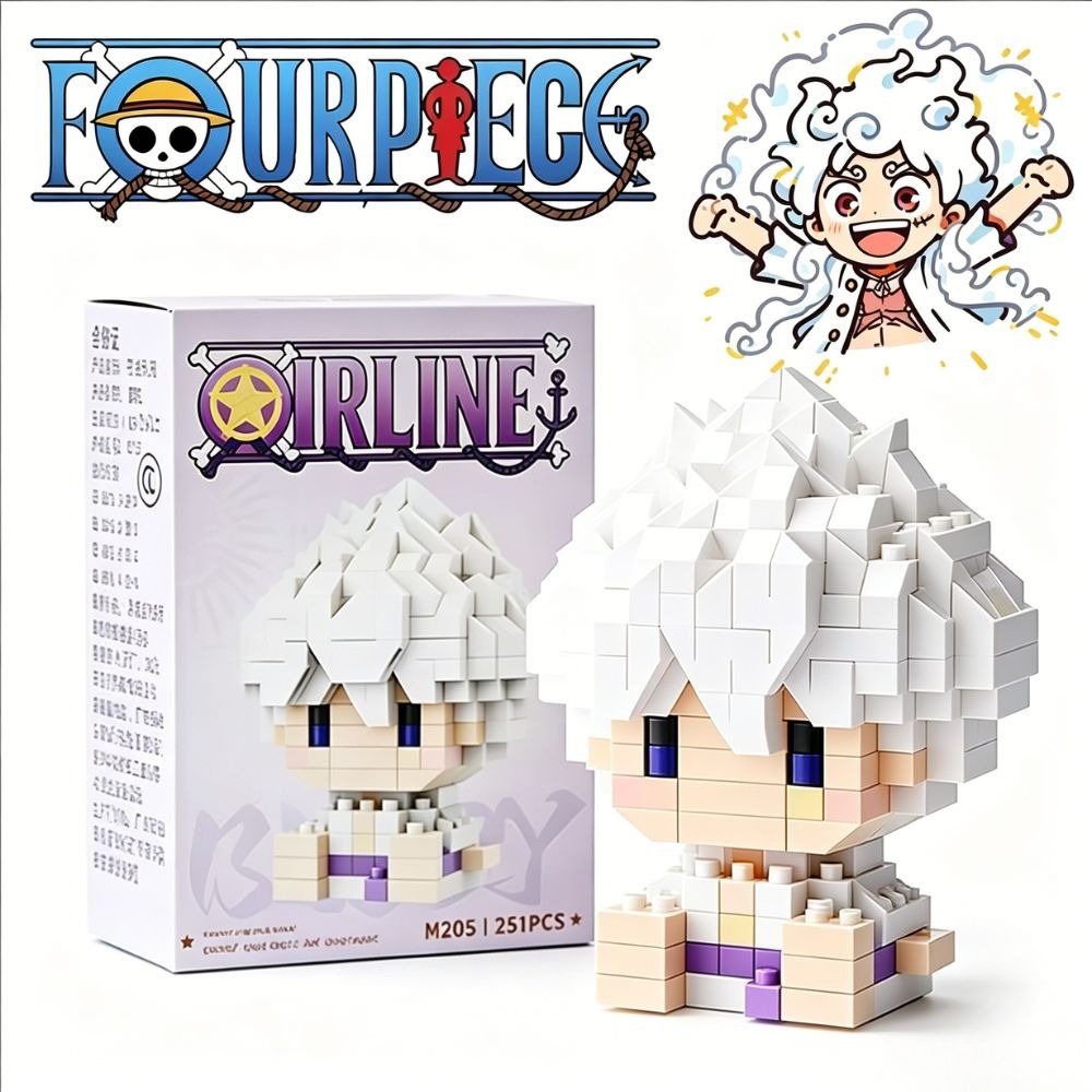 One PIECE Sun God Nika Luffy M - огляд і ціна Building Block Mini