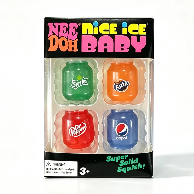 NeeDoh Squeeze Stress Can Mini - огляд і ціна Fidget Cube Original